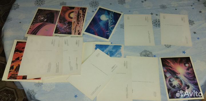 Открытки редкие СССР звёздные пути и к звёздам