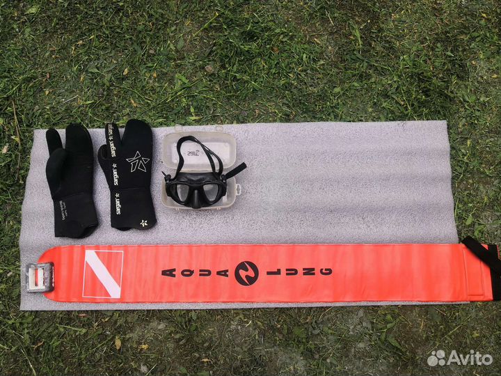 Ласты, маски, сумки-баулы