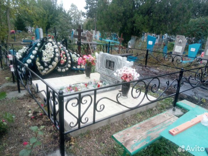 Ограды на кладбище,столы,лавки,навесы(беседки)