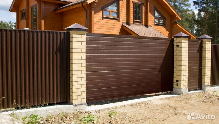 Откатные ворота заказать профессионально