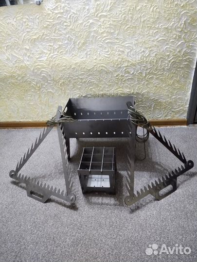 Коса донная(грабли).Печка щепочница.Мангал разборн