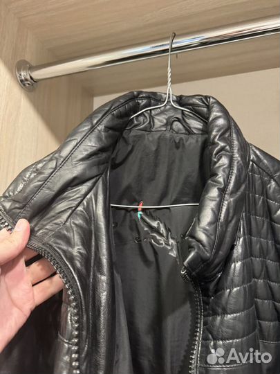 Куртка мужская натуральная кожа зимняя