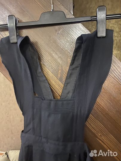 Школьный фартук черный СССР