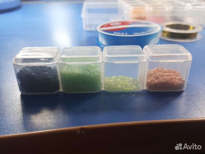 Бисер и леска и проволка