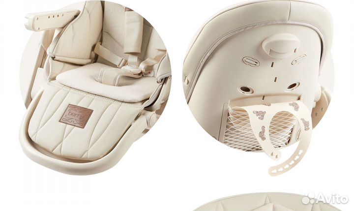 Стульчик для кормления Happy Baby Berny Lux