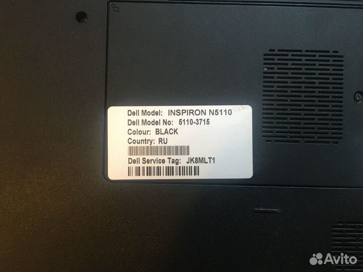 Ноутбук Dell N5110 по запчастям