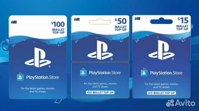 Карта пополнения ps store