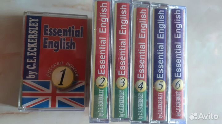 Аудиокассеты -Essential english -6-шт