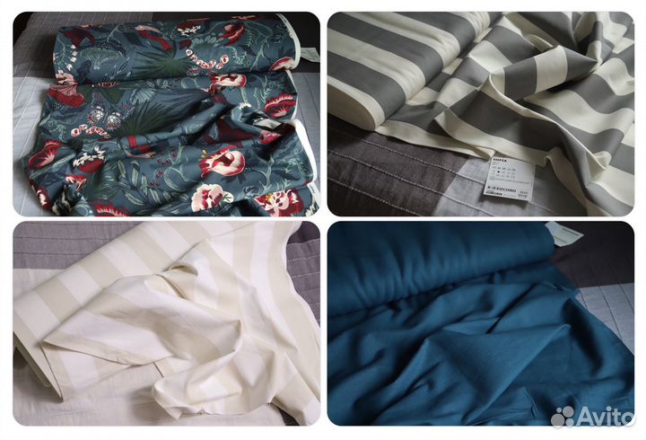 Плотные ткани икеа филодендрон, софиа, ленда