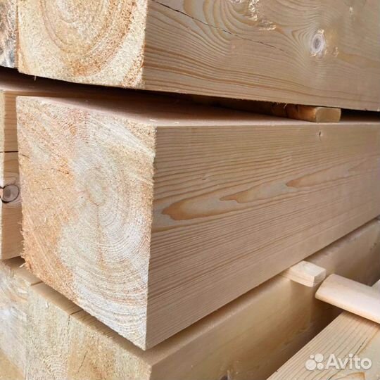 Брус 140х140мм, сухой, 1-2 сорт, строганный