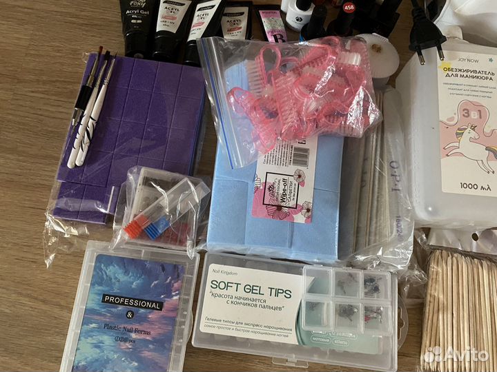 Набор для наращивания ногтей бу