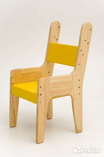 Растущий детский стул деревянный Новый