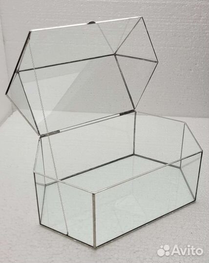 Шкатулка из стекла ларец для денег