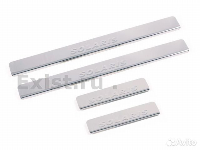 Накладки порогов Solaris c 17 г. нержавейка