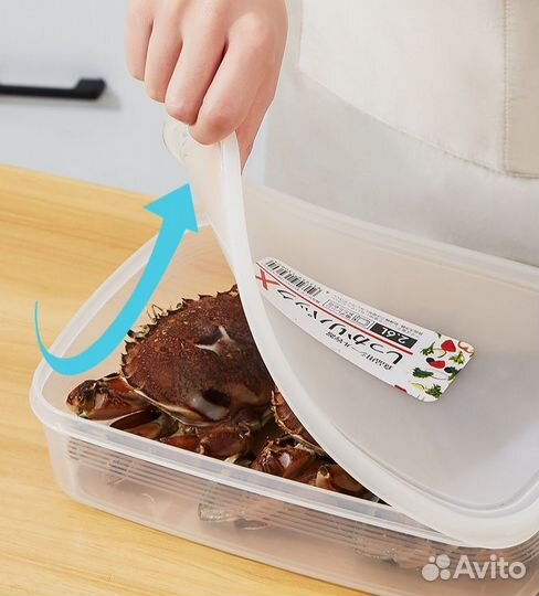 2 контейнера для продуктов 1.3 литра. Новый