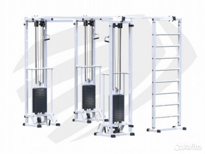 Кроссовер Шведская стенка (Стек 3х75 кг)