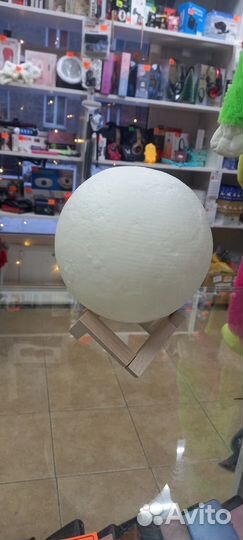 Ночник луна с пультом. Доставка бесплатно