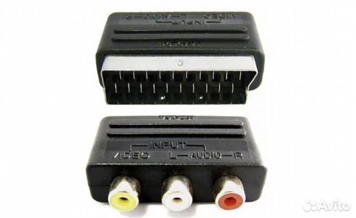 Переходник scart-RCA