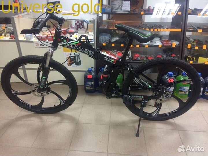 Велосипед Land Rover (Литые диски) - черный