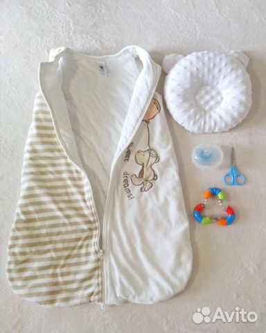 Набор для малыша (конверт+соска Avent+подушечка)