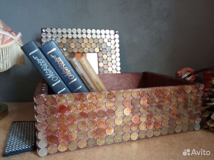 Ящик коробка органайзер для хранения, зеркало Икея