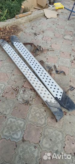 Подножки пороги на lexus rx