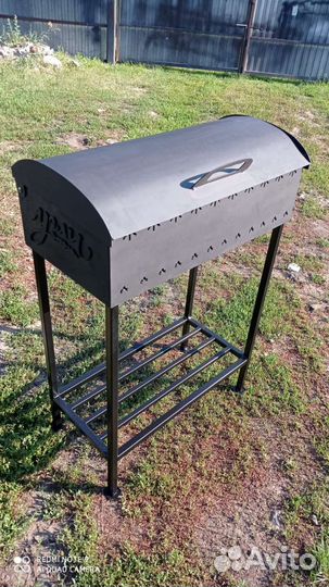 Мангал с крышкой