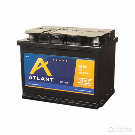 Аккумуляторы Atlant 60-190Ah