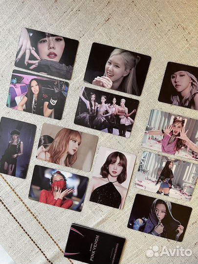 K-pop карточки Pink venom, 55 штук