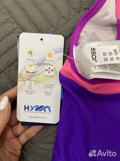 Купальник для девочки новый 128