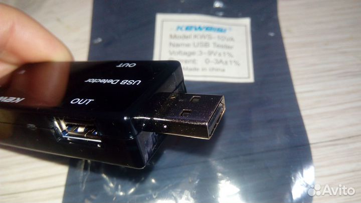 USB тестер Keweisi KWS-10VA