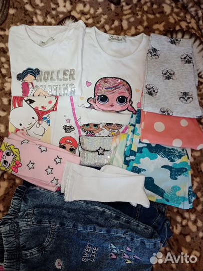 Пакет одежды для девочки р 110 - 116