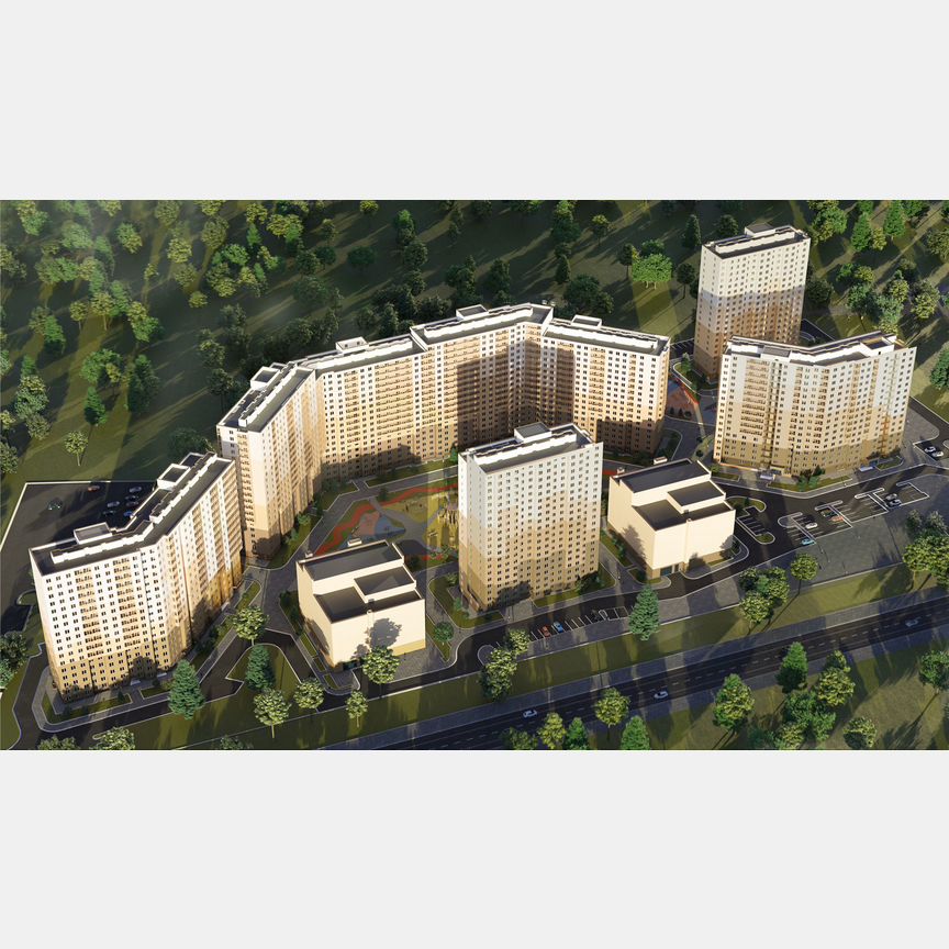 1-к. квартира, 38,3 м², 4/17 эт.