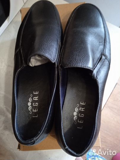 Туфли демисезонные женские из натуральной кожи