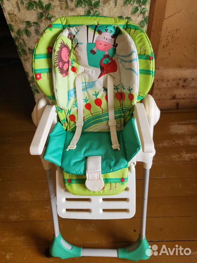 Стульчик для кормления chicco polly