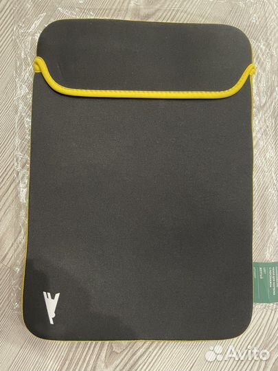 Желтый яркий чехол для ноутбука