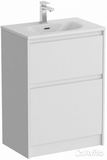 Тумба с раковиной BelBagno Kraft 39-70-PIA-BB-8099-3-70 Bianco Opaco