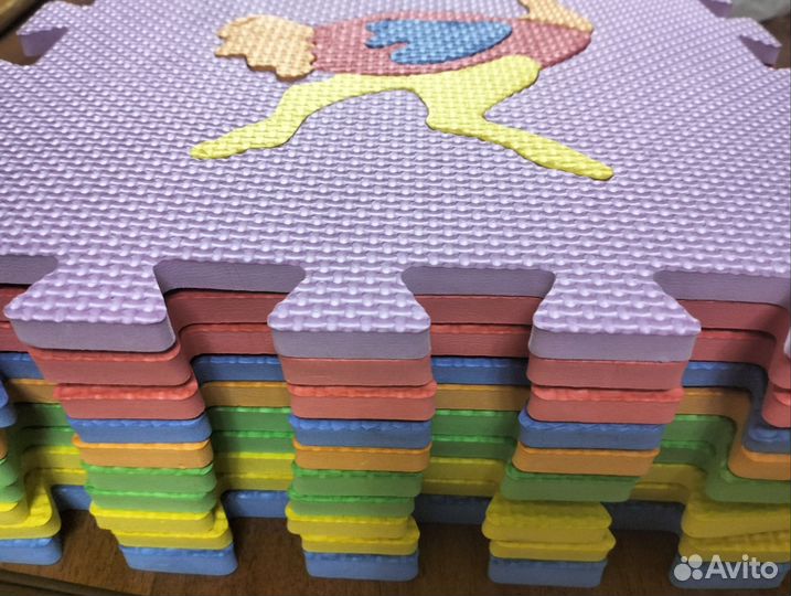 Пазлы мягкие на пол