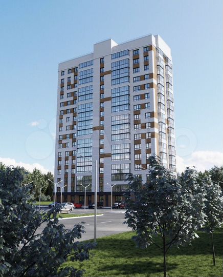 3-к. квартира, 49,1 м², 9/16 эт.