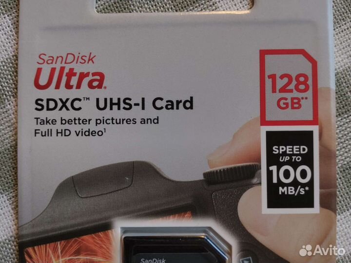 Карта памяти sdhc sdxc 128GB