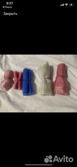 Бантики (ленточки) капрон,одним лотом