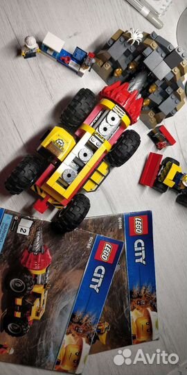 Lego City 60186 тяжёлый бур для горных работ