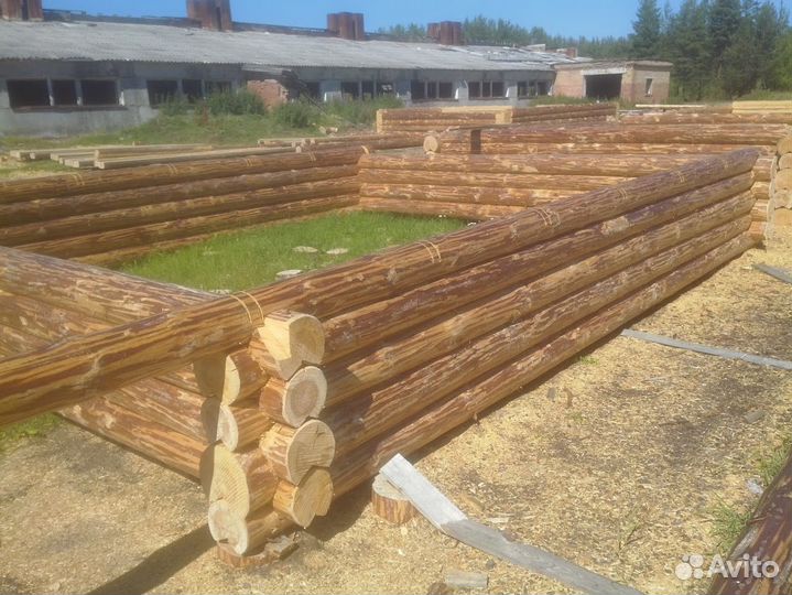 Срубы домов и бань