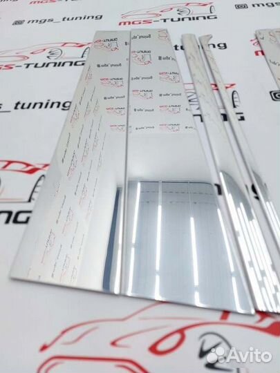 Накладки на стойки дверей Maybach Mercedes GLS 167