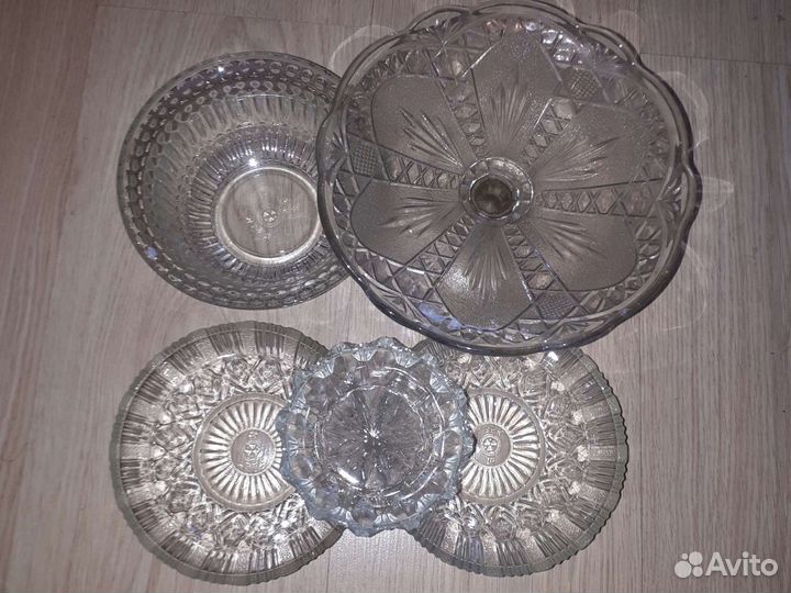 Фужеры/рюмка Ваза на ножке Пивной бокал СССР Винта