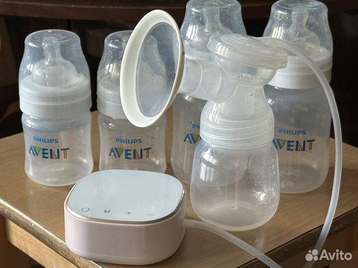 Молокоотсос электрический и бутылочки avent