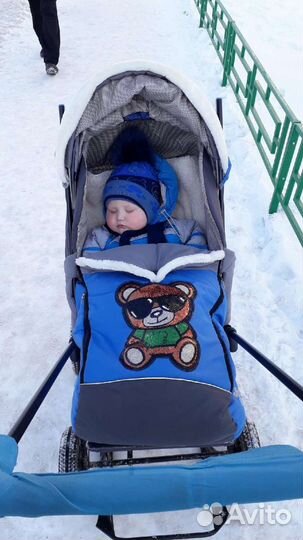 Санки коляска Galaxy city 1