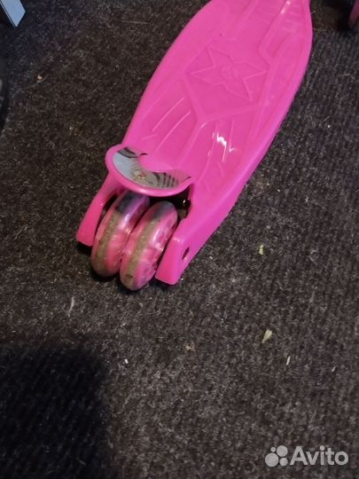 Самокат детский трехколесный бу