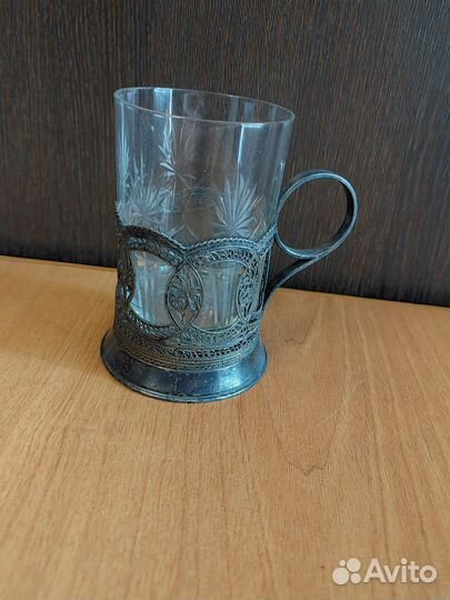 Подстаканник мельхиоровый СССР