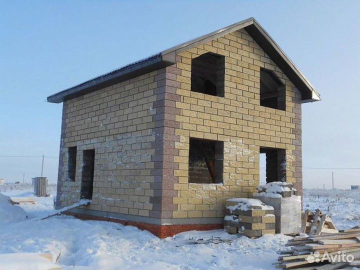 Арболитовые блоки с облицовкой